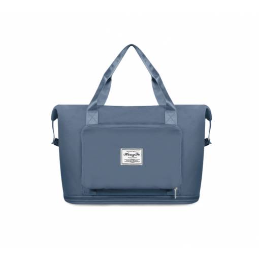 Foto - Skládací cestovní velkokapacitní taška, modrá