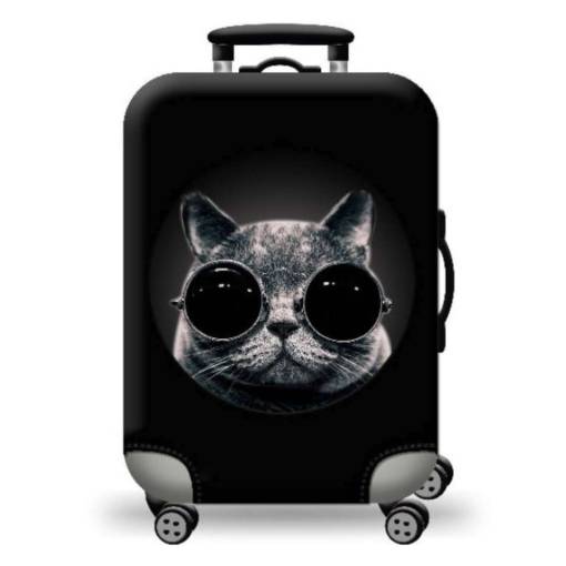 Foto - Ochranný obal na kufr - Kočka, L