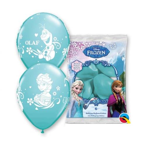 Foto - Prémiové balónky 12" - Ledové království, 6 kusů