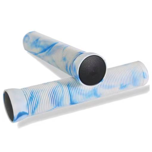 Foto - Žíhané rukojeti na kolo - Bílo modré