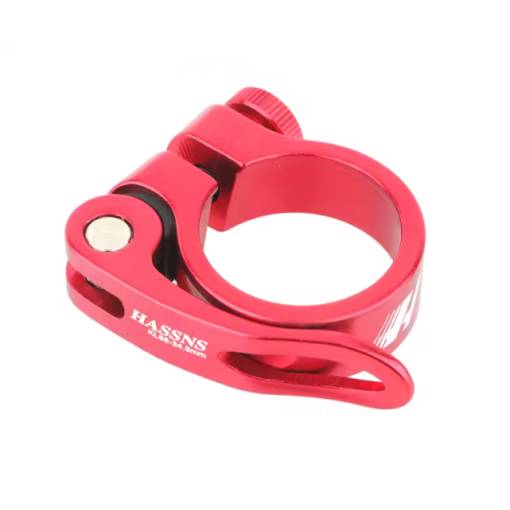 Foto - Rychloupínací sedlová objímka pro kola 31,8 - Červená
