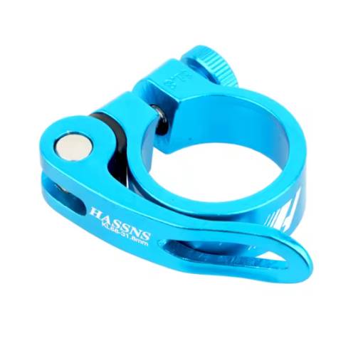 Foto - Rychloupínací sedlová objímka pro kola 31,8 - Modrá