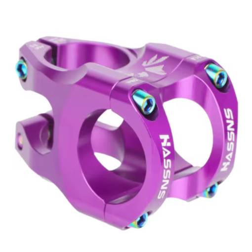 Foto - Nastavitelný představec na řídítka 35 mm - Fialový