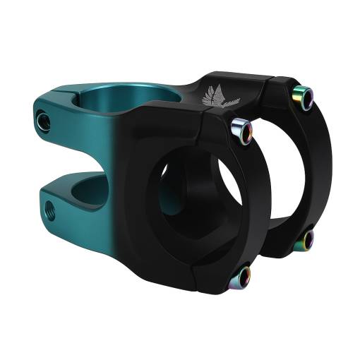 Foto - Nastavitelný představec na řídítka 35 mm - Černo modrý