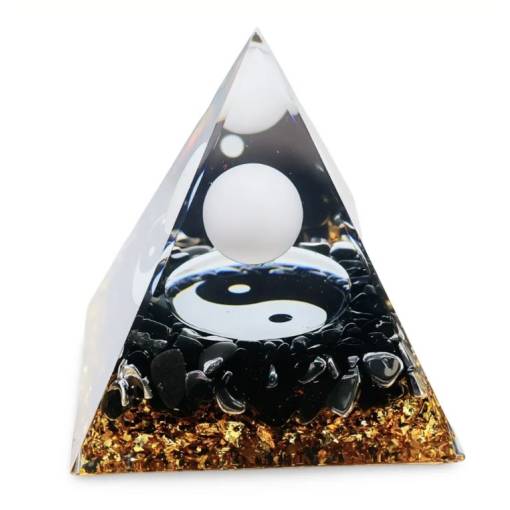 Foto - Orgonitová pyramida - Jin a Jang