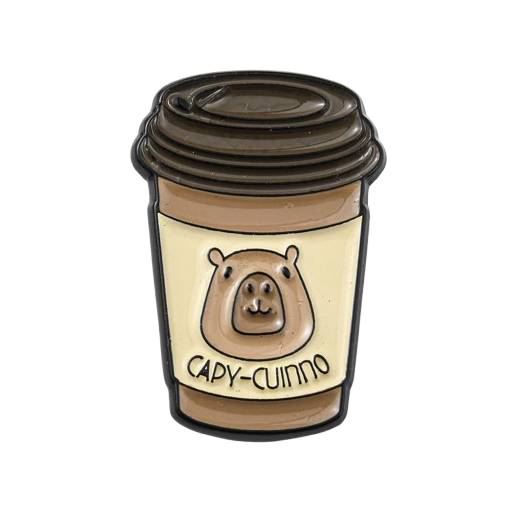 Foto - Odznáčky Kapybara - Capuccino