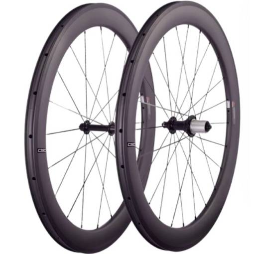 Foto - CSC Ultralehký karbonový set kol 700C 50x25 mm - Tubeless - bez duše, 511/522