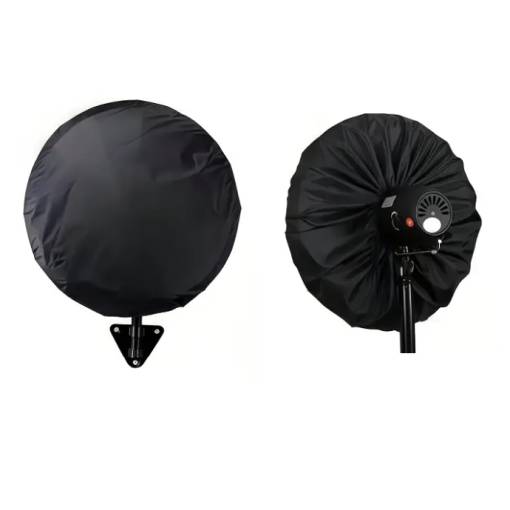 Foto - Prachový obal na ventilátor - Černý, 55 cm