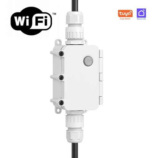 Foto - Vodotěsný Wifi chytrý relé spínač s měřením spotřeby - TUYA, SamrtLife, IP67, měření kWh