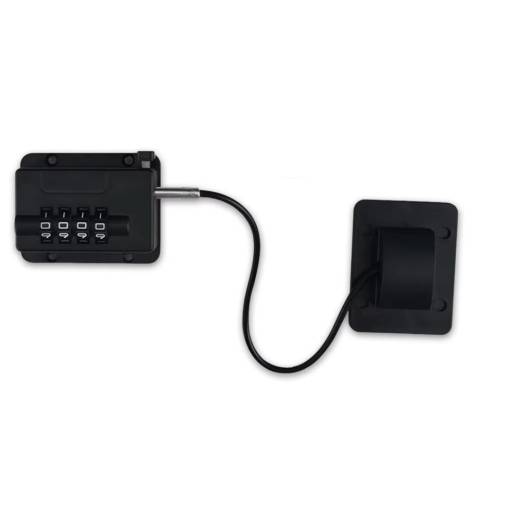 Foto - Přídavný zámek na okna a dveře s číselným kódem - Černý