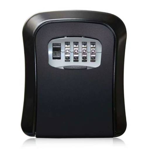 Foto - Bezpečnostní schránka s kódovým zámkem – IP65, Černá