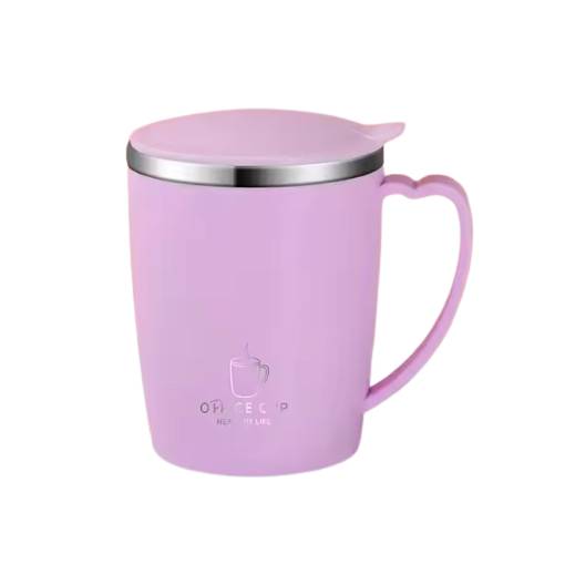 Foto - Termo hrnek s víčkem 350ml - Růžový