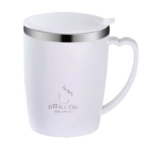 Foto - Termo hrnek s víčkem 350ml - Bílý