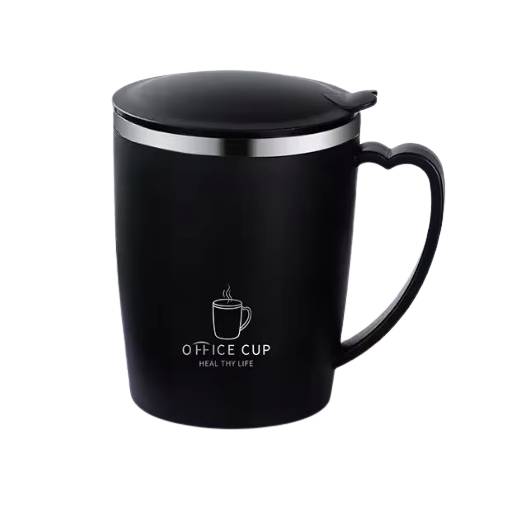 Foto - Termo hrnek s víčkem 350ml - Černý