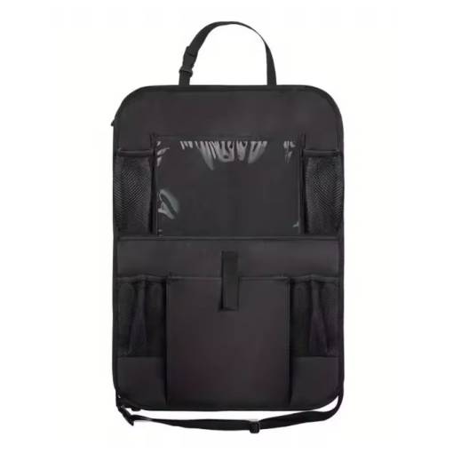 Foto - Organizér na zadní sedadlo auta – víceúčelový závěsný kapsář - Černý