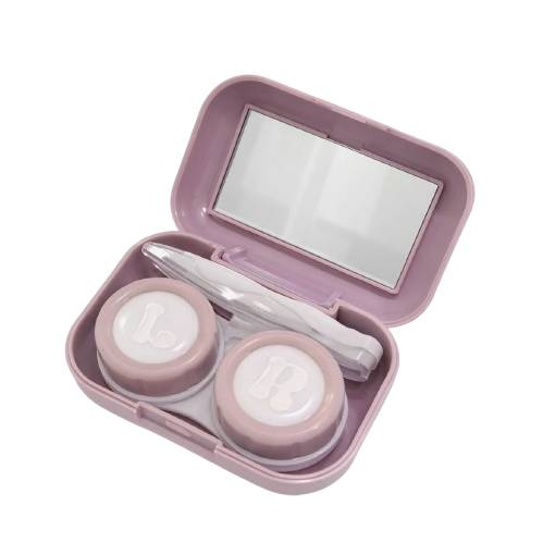 Foto - Cestovní krabička na kontaktní čočky - Fialová