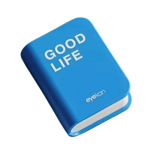 Foto - Cestovní krabička na kontaktní čočky - Modrá knížka