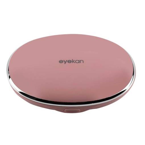 Foto - Oválná cestovní krabička na kontaktní čočky - Růžová