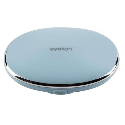 Foto - Oválná cestovní krabička na kontaktní čočky - Modrá