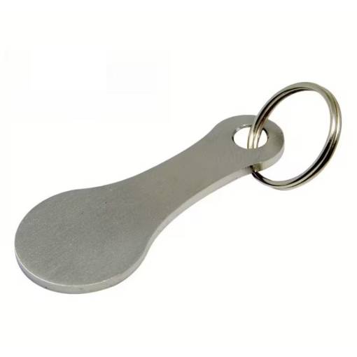 Foto - Přívěsek s nákupním žetonem - Stříbrný