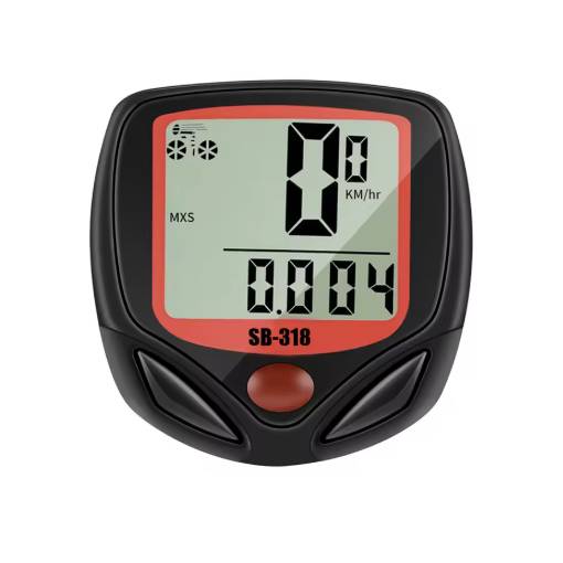 Foto - Cyklopočítač na kolo - rychloměr, odometr, stopky, tachometr