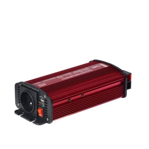 Foto - Měnič napětí GPI 612 12V/230V 600W s USB