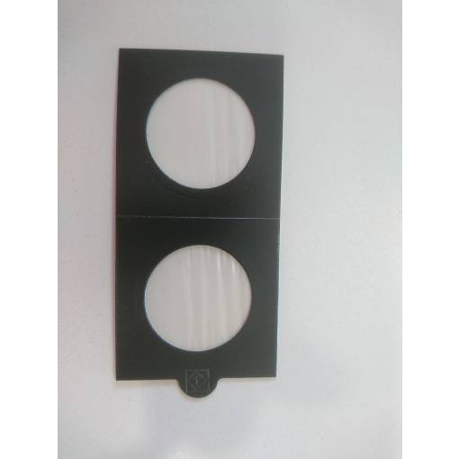 Foto - Samolepicí černý obal na skladování mincí - 32,5 mm
