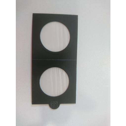 Foto - Samolepicí černý obal na skladování mincí - 30 mm
