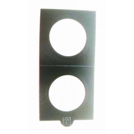 Foto - Samolepicí černý obal na skladování mincí - 37,5 mm