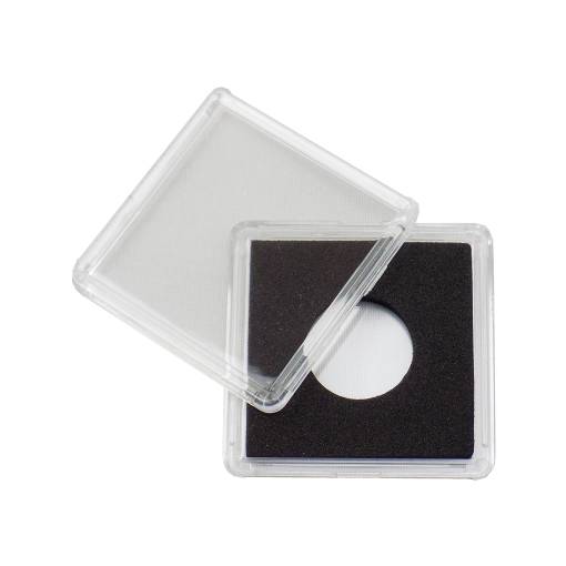Foto - Plastový čtvercový obal na mince - 37 mm
