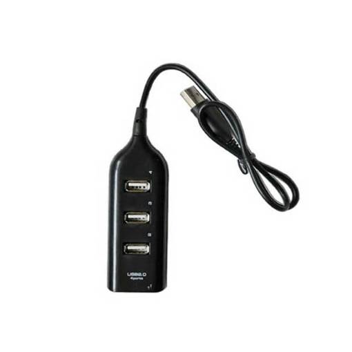 Foto - USB HUB se čtyřmi porty USB 2.0 - Černý