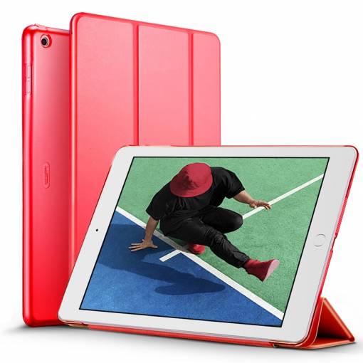 Foto - Bordeaux kryt pro iPad AIR, iPad AIR 2, iPad PRO 9.7" (2016), iPad 9.7" (2017) a iPad 9.7" (2018) - Červená