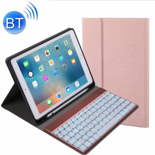 Foto - DeLuxe klávesnice pro iPad + slot pro Apple Pencil - Růžová