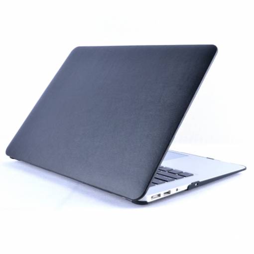 Foto - Obal s kůží na MacBook Air 13" (A1466 / A1369) - Černá