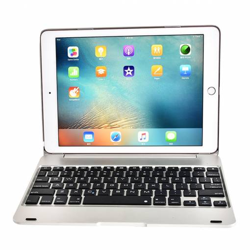 Foto - Bezdrátová klávesnice Laptop - Růžově zlatá