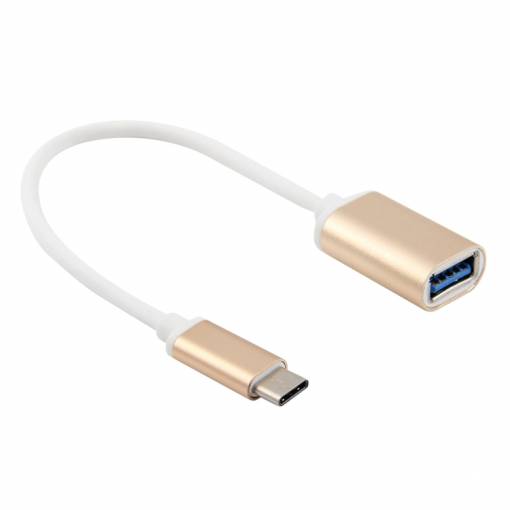 Foto - Redukce z USB-C na USB - Zlatá