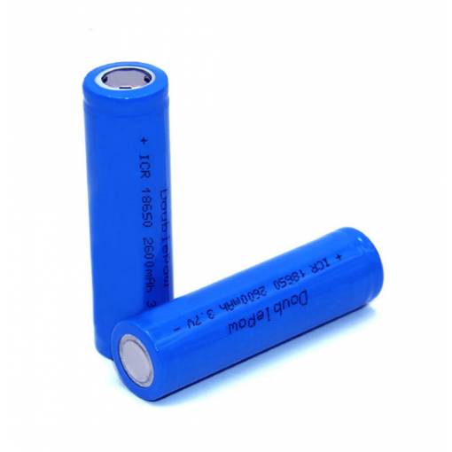 Foto - Baterie 18650 3,7V 2600mAh ICR18650P - 5C Doublepow