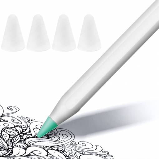Foto - Kryt na hroty pro Apple Pencil (8 ks) - Transparentní