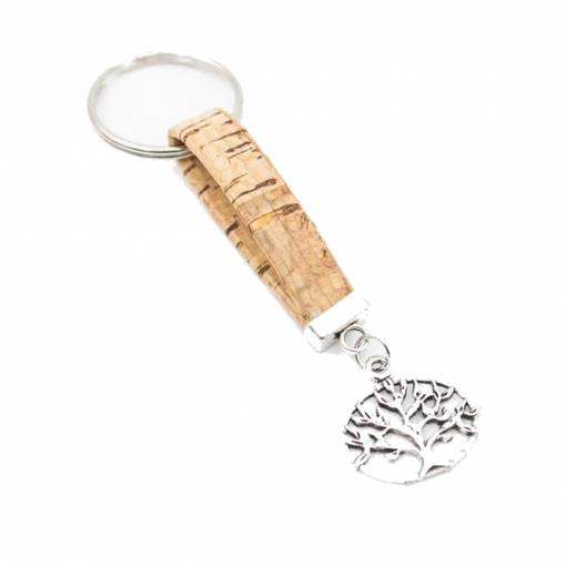 Foto - Korkový přívěsek na klíče - Strom života
