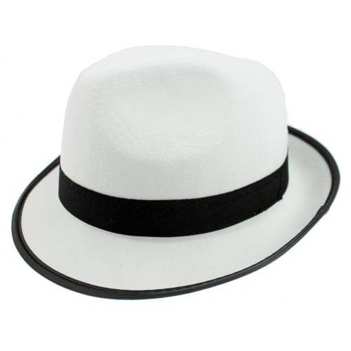 Foto - Gangster klobouk - Bílý