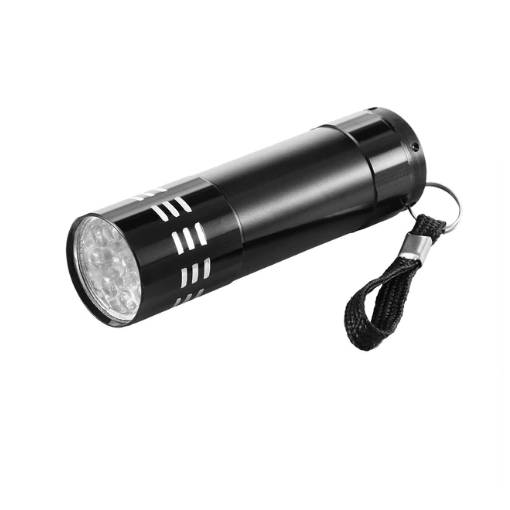 Foto - Mini 9 LED hliníková svítilna