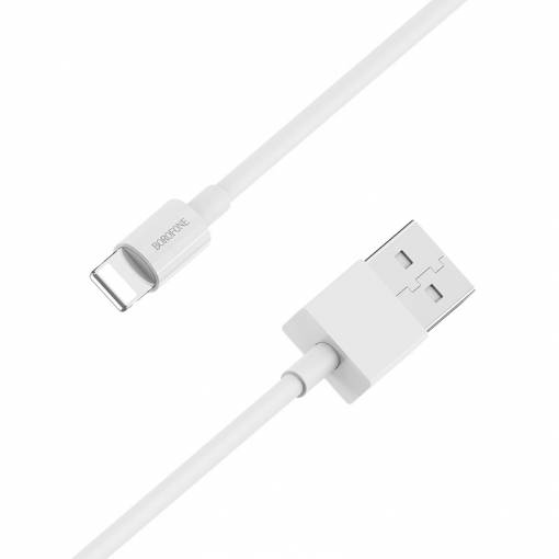 Foto - Borofone kabel lightning 1 m 2.4A/5V