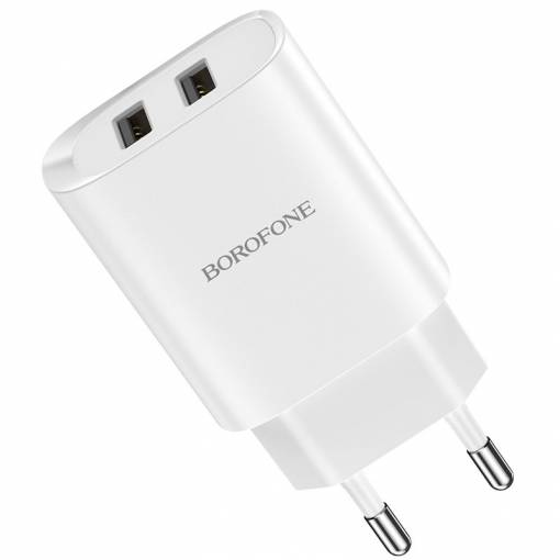 Foto - Borofone síťový napájecí adaptér pro 2 USB