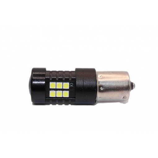 Foto - Auto LED žárovka CAN BUS BA15S 1156 P21W R5W - Bílé