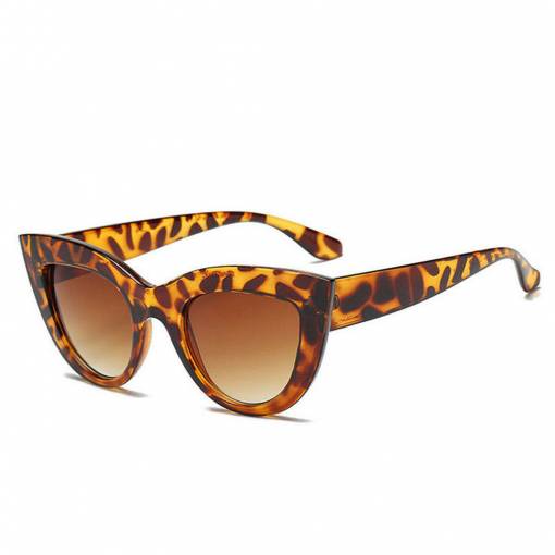 Foto - Dámské sluneční brýle CAT EYE - Leopardí