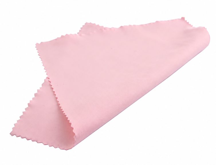 Hadřík na brýle z mikrovlákna - Růžový, 1 kus