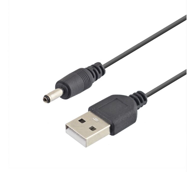 Napájecí redukce s kabelem USB-A - DC 3,5 a 1,35 V/Z