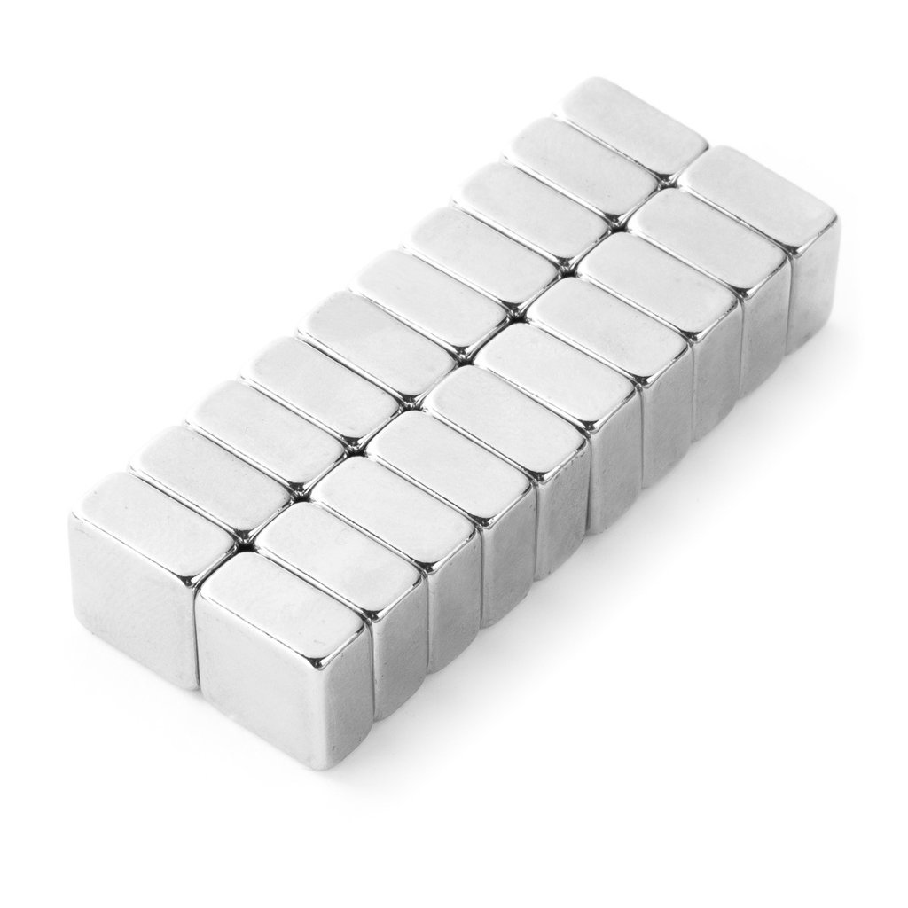 Silný neodymový magnet kvádr 10x10x5 mm