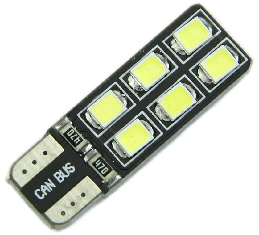 Auto LED žárovka T10 T13 T15 W3W W5W CAN BUS