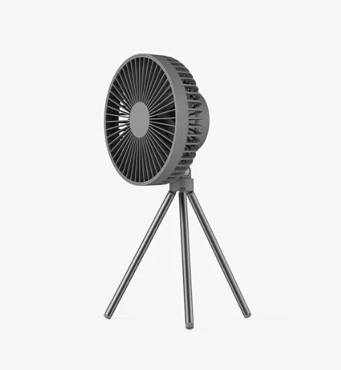 Přenosný ventilátor s USB-C - Tmavě šedý